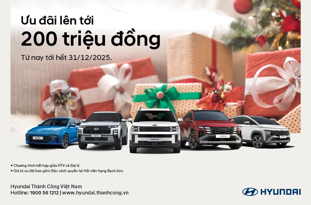 Chương trình ưu đãi tháng 12 “Bảo hành 8 năm – An tâm vận hành”, hỗ trợ tài chính lên tới 200 triệu đồng