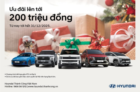 Chương trình ưu đãi tháng 12 “Bảo hành 8 năm – An tâm vận hành”, hỗ trợ tài chính lên tới 200 triệu đồng