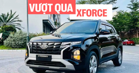 Đều được giảm giá nhưng tình cảnh thì trái ngược: Creta lần đầu vượt 1.000 xe,
Xforce lần đầu rời top 10 bán xe xăng dầu bán chạy trong năm