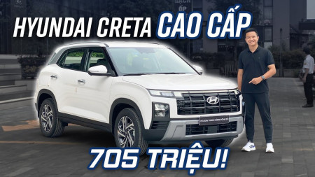 Hyundai Creta 2025 bản Cao Cấp 705 triệu đã có ADAS để đấu Mitsubishi XForce, Toyota Yaris Cross.
