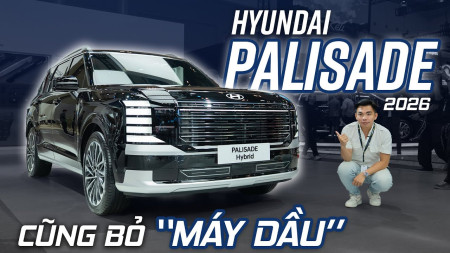 Hyundai Palisade 2026: Ngoại hình lại khác biệt, bỏ máy dầu và đẹp hơn...Santa Fe