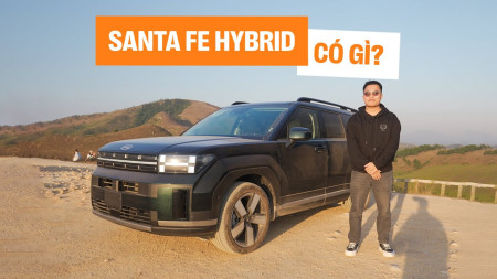 Lái Hyundai Santa Fe Hybrid lên đỉnh Phượng Hoàng: Ba địa hình thấy rõ sức thật sự của xe 1,37 tỷ!
