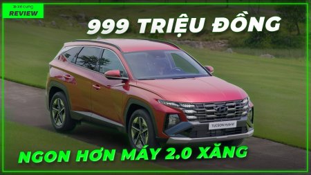 Lái thử Hyundai Tucson hybrid giá 999 triệu đồng: Vượt trội hơn máy xăng, êm ái hơn máy dầu!