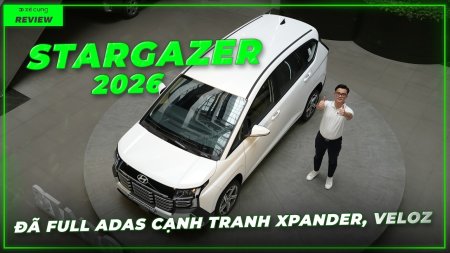 Review thực tế Hyundai Stargazer 2026 giá 615 triệu: Đã có full ADAS, thiết kế thay đổi mạnh mẽ!