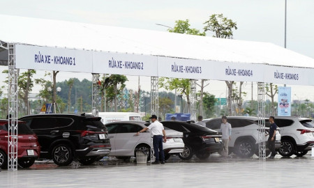 Sự kiện chăm sóc xe Hyundai hút nghìn người tham dự