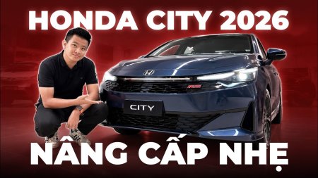Vẫn phanh cơ nhưng thiết kế mới, Honda City 2026 từ 539 triệu còn gì mới để đấu Vios, Accent
